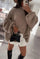 Oversize Knit PU-971-1 | Taupe | Strik fra Avery