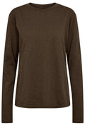 Ulla Ls Tshirt | Dark Army | Bluse fra Liberté – nedsat