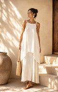 June Stap Dress | Beige