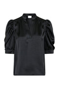 Roella Heavy Sateen Blouse 162590 | Black | Neo Noir