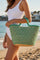 Straw Tote | Green | Taske fra By Timm