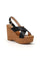 City Chic Wedge | Schwarz | Heels von Lazy Bear