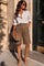 Pretty Tailored Bermuda Shorts | Brown