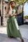 Buttoned back Dress | Army | Kjole fra Avery