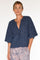 Anasia knit cape | Ombre Blue | Strik fra Gustav