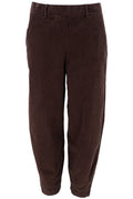 Memphis Barrel Pant 41026 | Coffee | Black Colour – nedsat