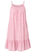 Safira Embroidery Strap Dress | Pink – nedsat