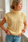 Tutti Knit Vest | Yellow | Strik fra Avery