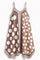Girasole Polka Strap Dress | Taupe
