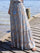 Luna Maxi Frill Skirt | Golden Aqua