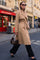 Odette Long Trench Coat | Caramel
