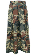 Paprica Skirt 41353 | Army Camouflage | Black Colour – nedsat