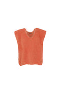 Bjoerk Pullover Vest 1252 | Burnt Orange | Black Colour