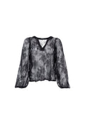 Hope LS Lace Blouse 41333 | Black | Black Colour