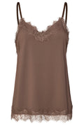 Bicco strap top | Morel | Blonde top fra Freequent – nedsat