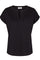 Viva V SS Pocket Basic | Sort | T-shirt fra Freequent
