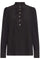 April Shirt | Black | Bluse med flæser fra Freequent