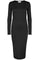 Natalia Ls Dress | Sort | Kjole fra Liberté