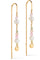 Sofia Earring | Light pink, Kaki green, Peach and Pearl | Øreringe fra Enamel