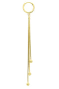 Sally (1 Stück) Perle / Gold | Ohrring von Nuni Copenhagen