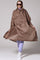 Damier Poncho | Braun | Regenponcho von Rainkiss
