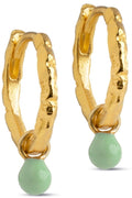 Belle Hoops | Dusty Green | Øreringe fra Enamel