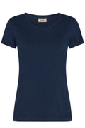 Arden Organic O-SS Tee | Navy | T-Shirt von Mos Mosh  – nedsat