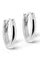Klassische 6 mm Creolen | Silber | Ohrring aus Emaille
