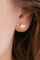 Soleil stud | Creme | Ørestikker fra Enamel