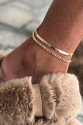 Camao Anklet |  Gold | Ankelkæde fra Birdsong
