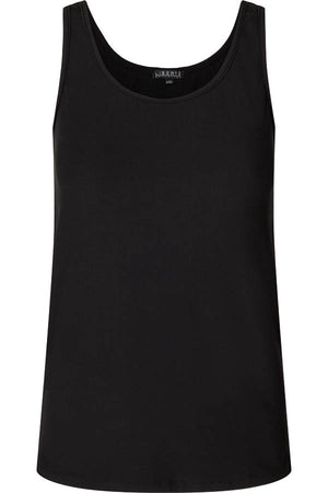 Alma tank top | Sort | Top med brede stropper fra Liberté Essentiel