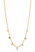 Necklace Feline | Mixed Gemstones | Halskæde fra Enamel – nedsat