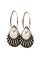 Splash | Schwarz &amp; Silber | Due Teardrop von Scherning