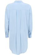 Freedom LS Long Shirt | Cashmere Blue | Skjortekjole fra Soft Rebels – nedsat