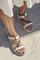 Emilie | Marineblau | Sandalen von Woden