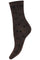 Fashion Socke | Braun | Glitzersocke von Hype the Detail